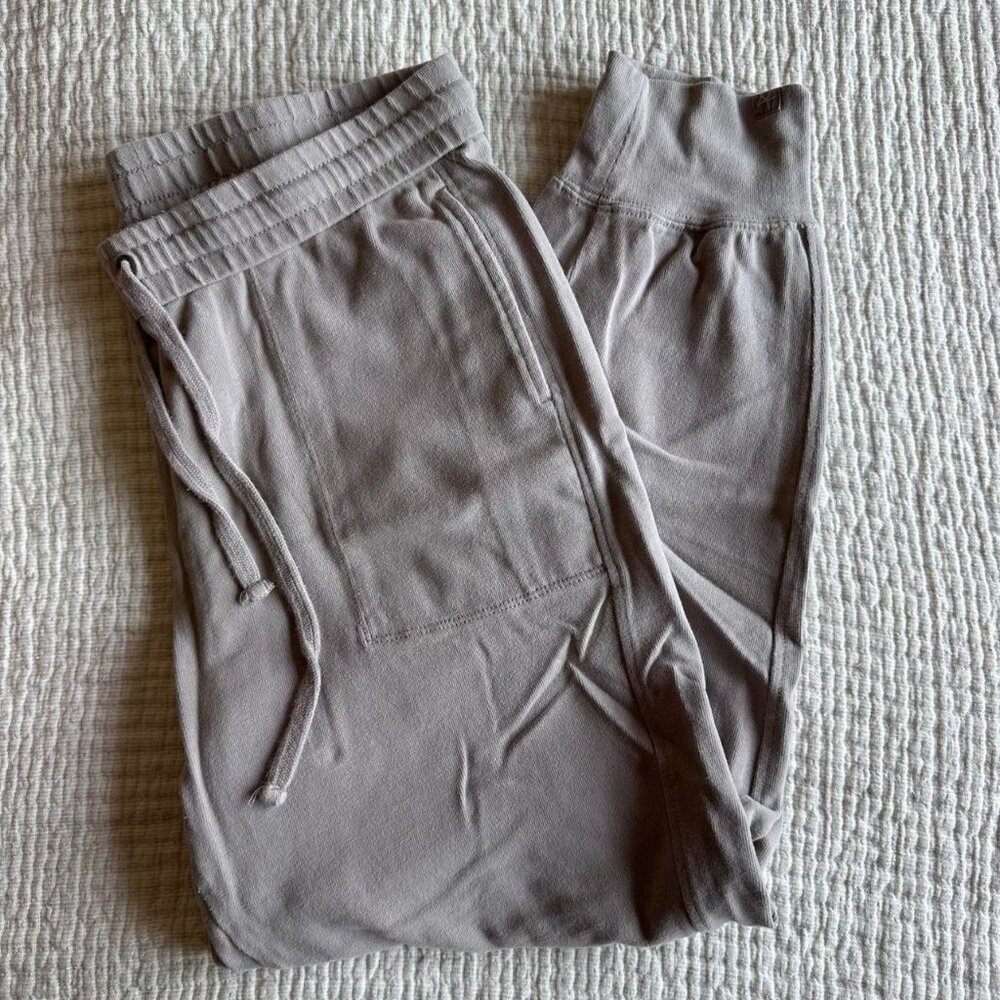 Barefoot Dreams Malibu Collection Cotton Joggers Grey Medium